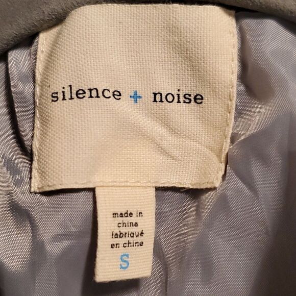 Silence and noise gray leather moto jacket - Picture 7 of 10